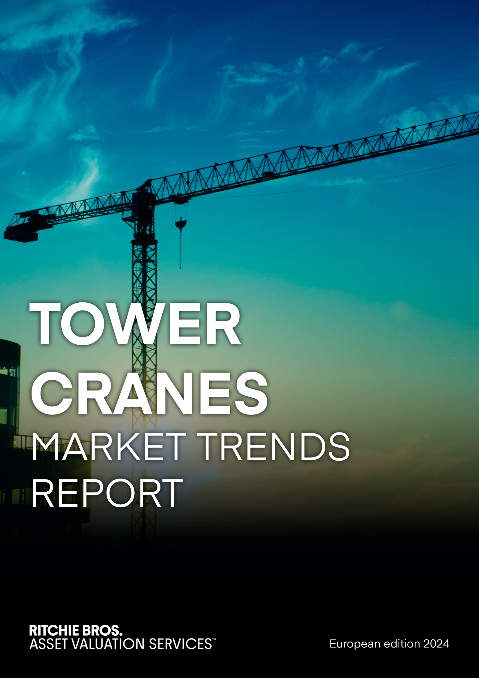 Cover for tower cranes report.