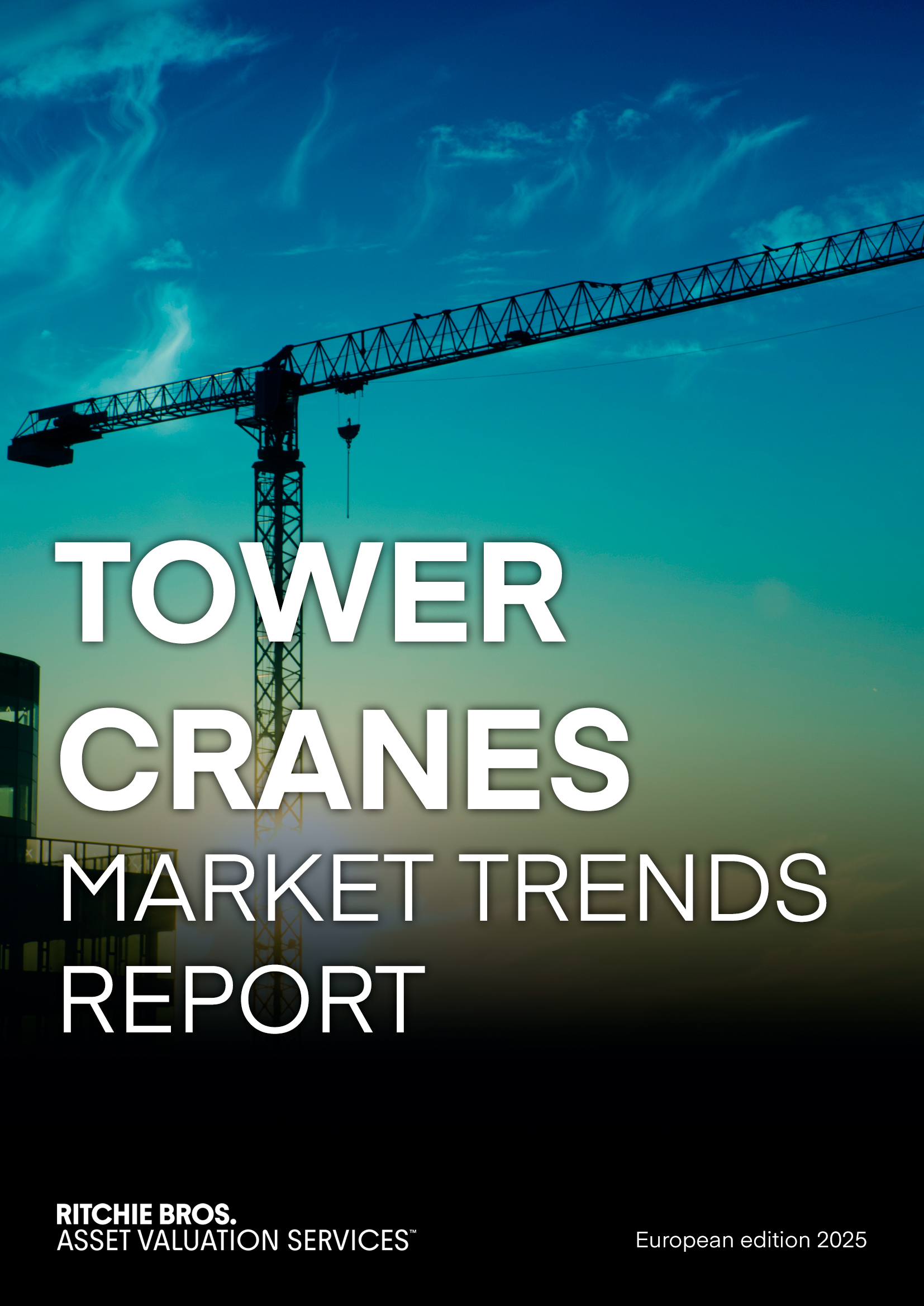 Cover for tower cranes report.