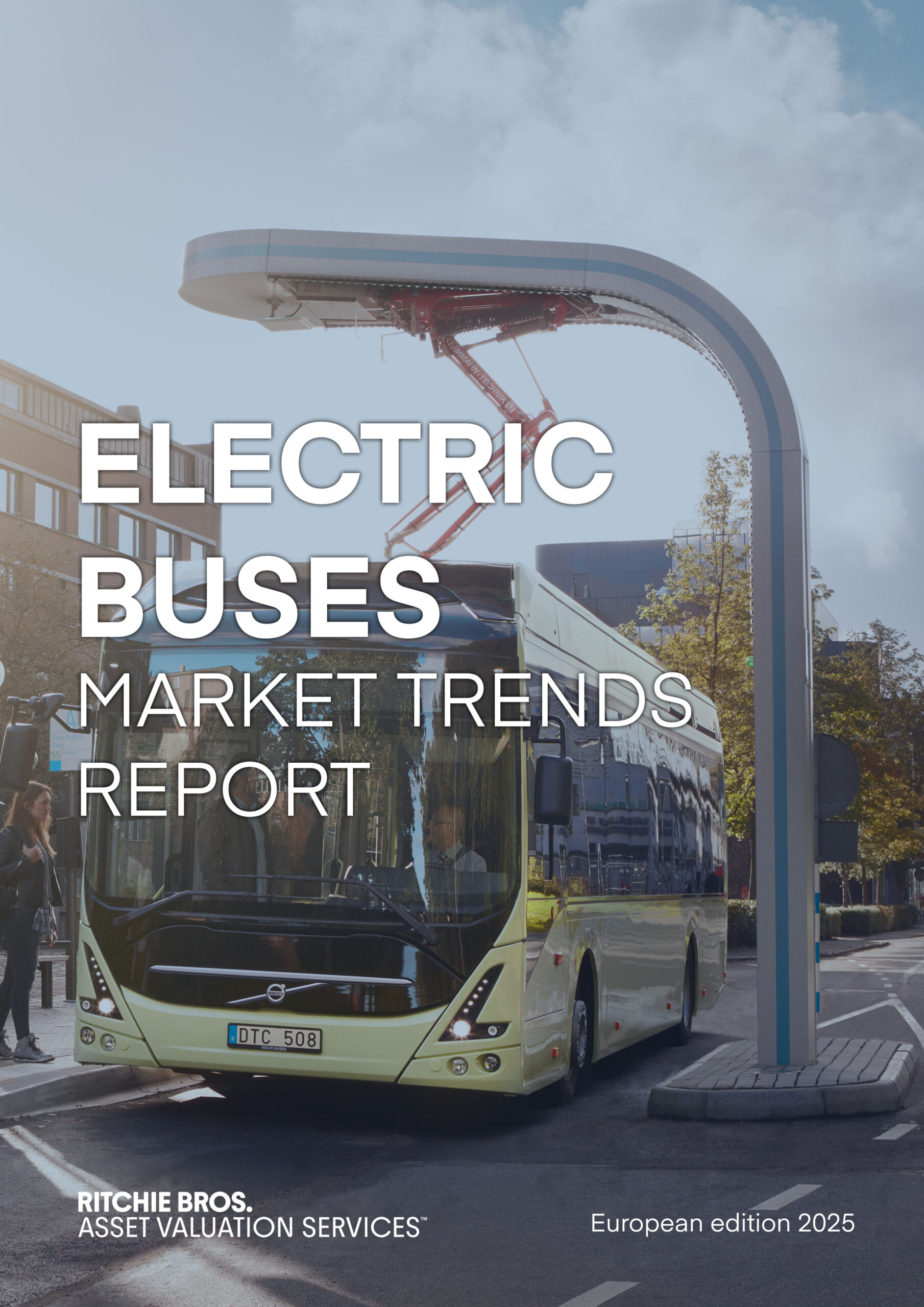 Cover for electric buses report.